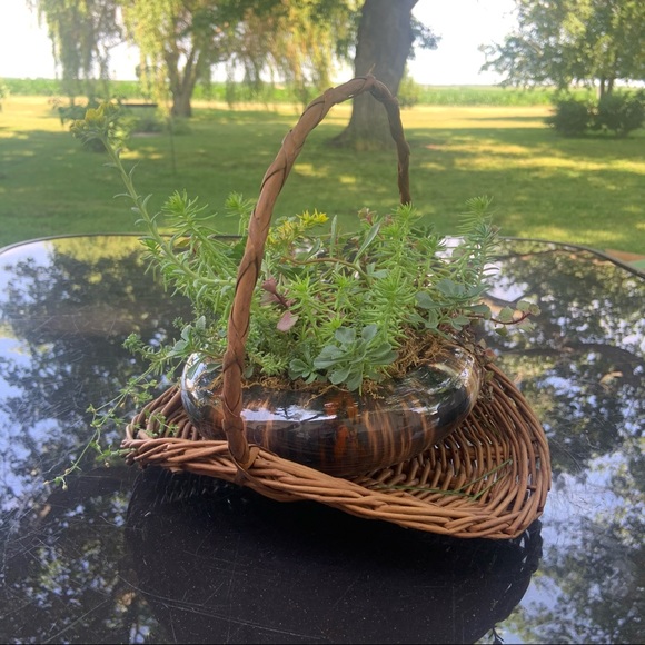 Vintage 70’s MCM Boho Farmhouse Gathering Baskets - Picture 4 of 14